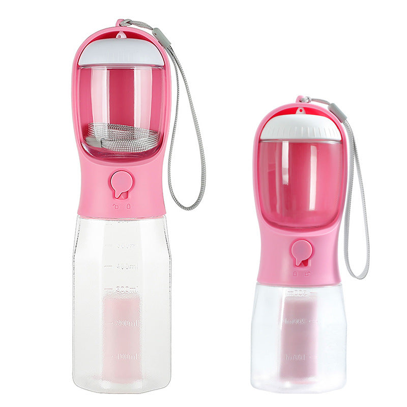 Dog walk bottle components